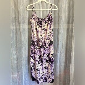 Purple swirl dress